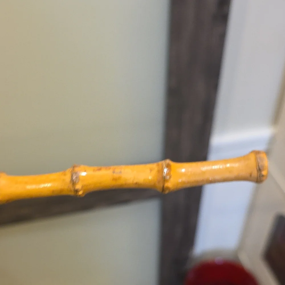Vintage Golden Bamboo-Style Wall Hook